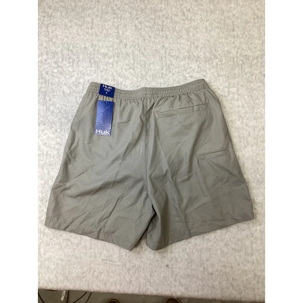 Huk Mens Pursuit Volley Fishing Shorts Sharkskin Grey 5.5 Inseam‎ H2000132 S